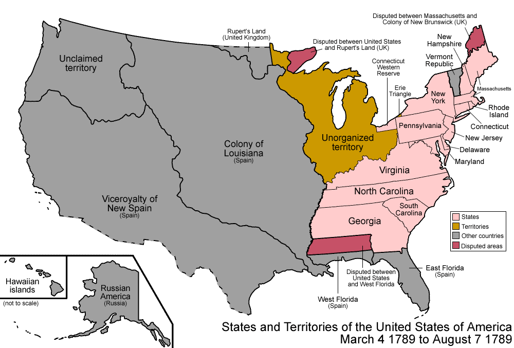 美国50州地图